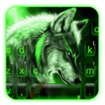 green wild wolf android application logo